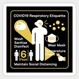 Respiratory Etiquette Magnet